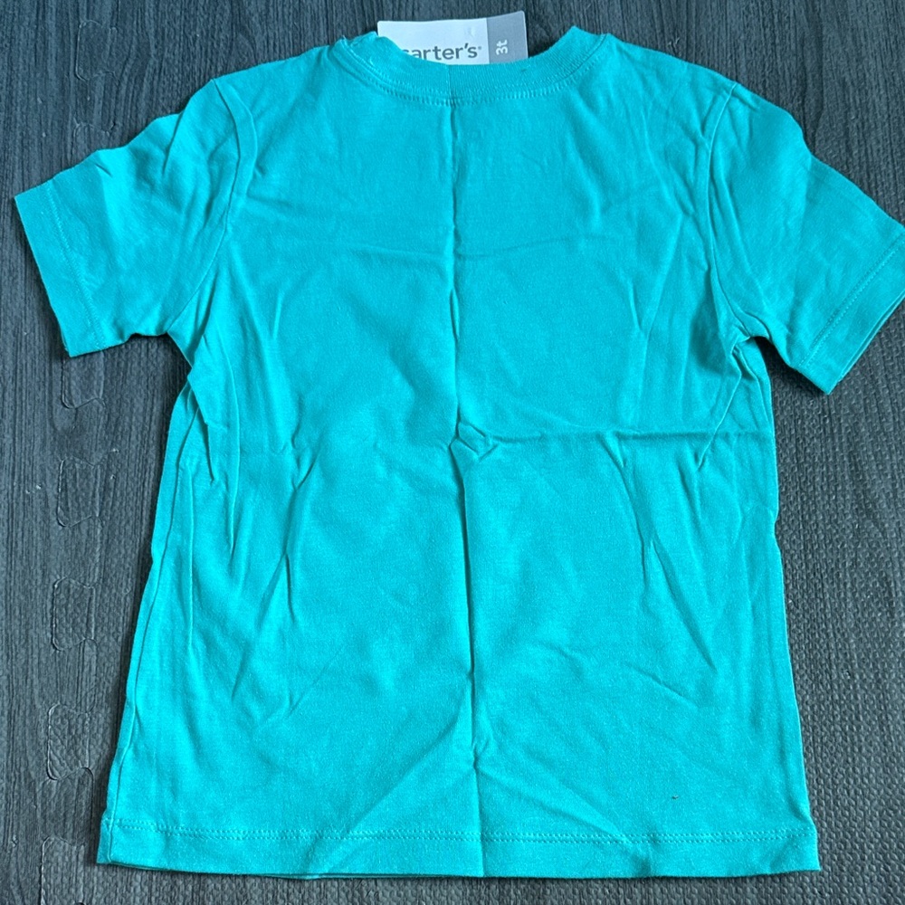 Carter's Blue Dinosaur Short Sleeve Tee - Picture 4 of 5